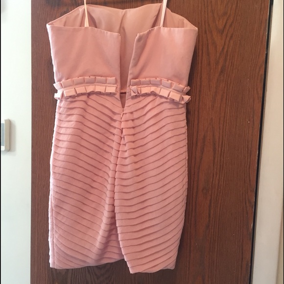 Light pink BCBG strapless mini - size 2 - Picture 7 of 8